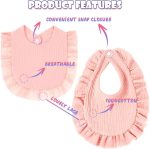 JIAHANG Baby Muslin Bandana Drool Bibs for Boys Girls Adjustable Baby Bibs Set - Image 4